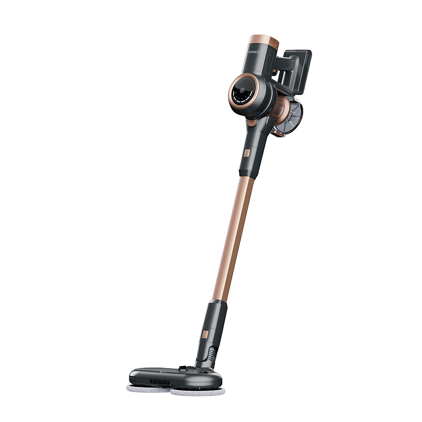 Изображение товара REMEZ Пылесос вертикальный беспроводной MultiClick Pro Energy Aqua RMVC-504B, Бронзовый
