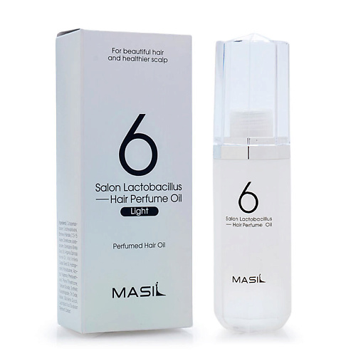 MASIL Легкое парфюмированное масло для волос 6 Salon Lactobacillus Hair Parfume Oil Light 66 masil увлажняющее парфюмированное масло для волос с лактобактериями 66