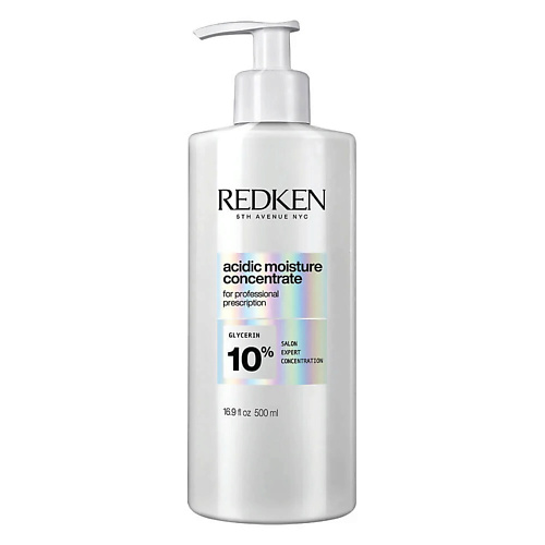 REDKEN Увлажняющий концентрат Acidic Moisture для поврежденных волос 500 redken восстанавливающий концентрат acidic protein amino concentrate 100