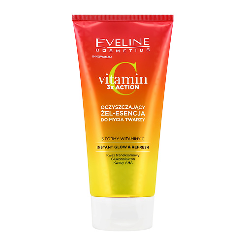 Гель для умывания EVELINE Гель-эссенция для умывания VITAMIN C средства для умывания eveline гель для умывания clean your skin ультраочищающий