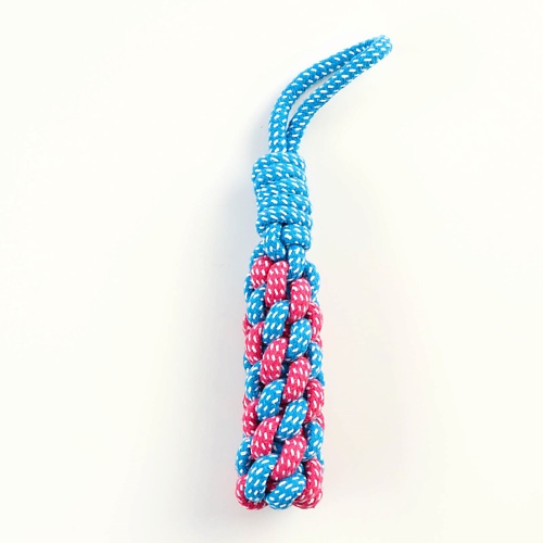 ПИЖОН Игрушка канатная плетеная с ручкой пижон игрушка канатная конфета