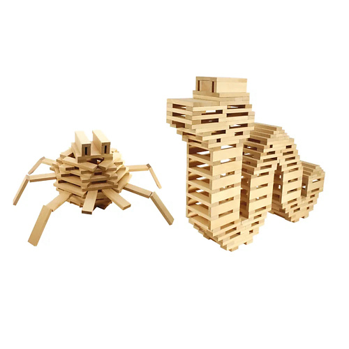 PELSI Строительный набор Кусочки-брусочки №4 для детей 1 pelsi кубики тругольники строительный набор для детей 24