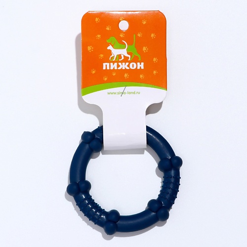 ПИЖОН Кольцо рельефное из термопластичной резины пижон игрушка кольцо
