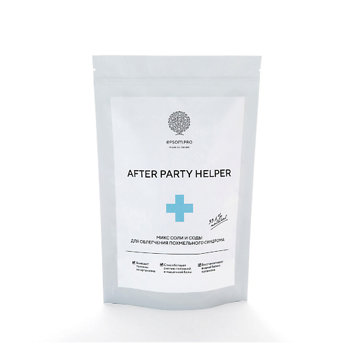 

EPSOM PRO Смесь соли для ванны "AFTER PARTY HELPER" 1000.0, Смесь соли для ванны "AFTER PARTY HELPER"