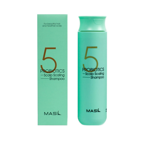 MASIL Глубокоочищающий шампунь с пробиотиками 5 Probiotics Scalp Scaling Shampoo 300 masil глубокоочищающий шампунь с пробиотиками 300