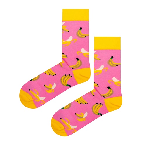 DEGA Носки бананы Pink dega носки кубики orange