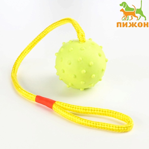 ПИЖОН Игрушка мяч на веревке trixie игрушка для собак мяч на веревке