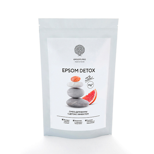 

EPSOM PRO Смесь соли для ванны "EPSOM DETOX" 1000.0, Смесь соли для ванны "EPSOM DETOX"