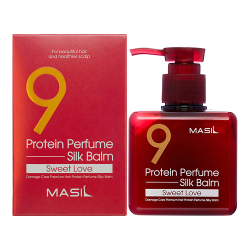 MASIL Несмыывемый профессиональный парфюмированный бальзам для волос 9 Protein Perfume Silk Balm 180.0 masil бальзам для волос протеиновый несмываемый 180