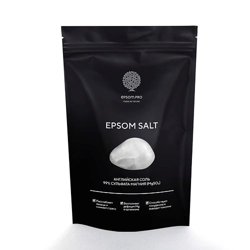 Купить Средства для ванной и душа, EPSOM PRO Английская соль для ванны 500