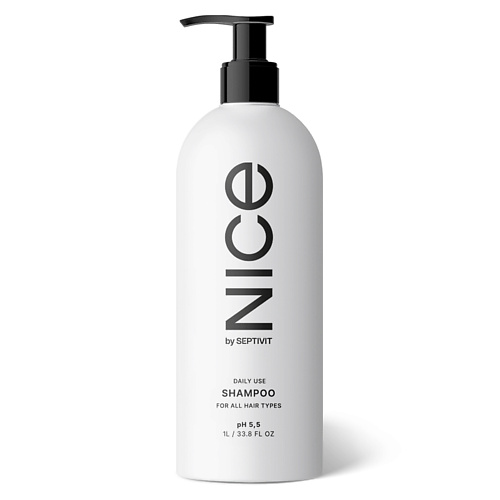 SEPTIVIT Профессиональный шампунь для всех типов волос NICE 1000.0 шампунь nice by septivit for men 1л