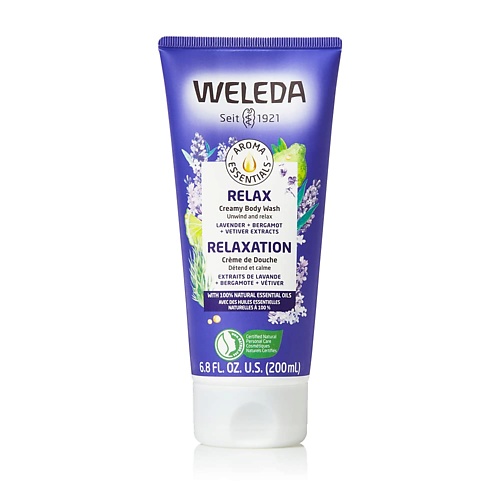 Средства для ванной и душа WELEDA Расслабляющий ароматический крем-гель для душа Relax 200