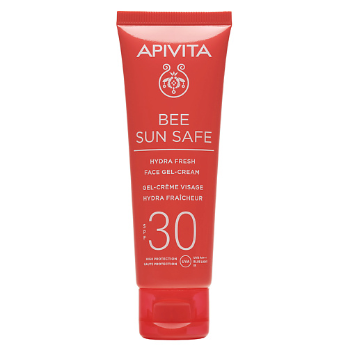 АПИВИТА Солнцезащитный свежий увлажняющий гель-крем для лица SPF30 BEE SUN SAFE 50