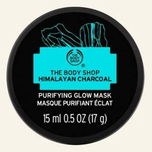 Маска для лица THE BODY SHOP Очищающая глиняная маска Himalayan Charcoal с углем и маслом чайного дерева