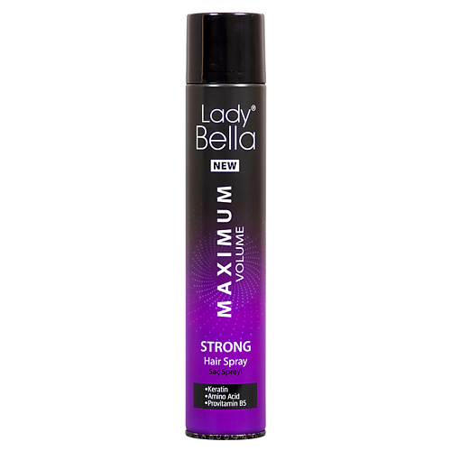 Лак для укладки волос LADY BELLA Лак для волос Strong lady bella lady bella парфюмированный спрей для тела cherry blossom