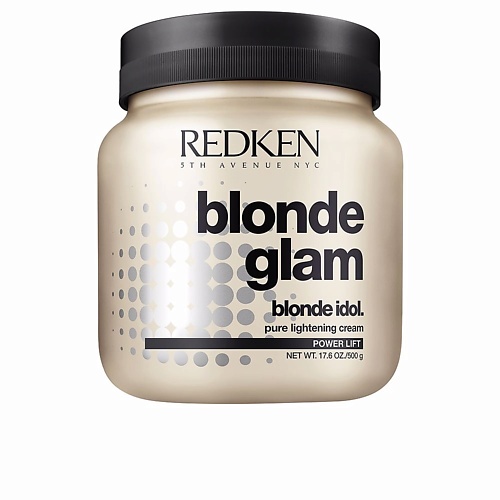 REDKEN Обесцвечивающий крем Blonde Glam Blond Idol 500 redken 9 % проявитель blonde idol 30 vol для обесцвечивания волос 1000
