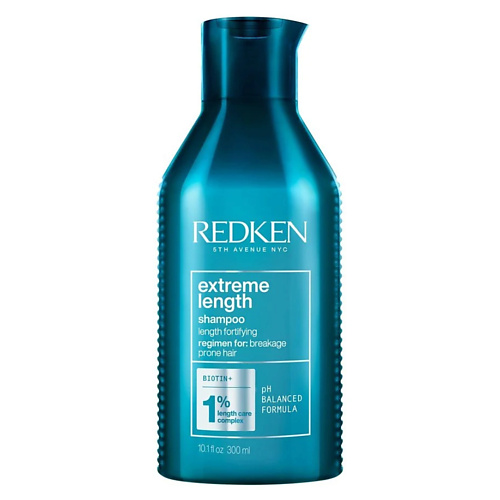 Шампунь для волос REDKEN Укрепляющий шампунь Extreme Length с биотином цена и фото