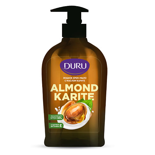 Средства для ванной и душа DURU Жидкое крем-мыло Almond Karite 300