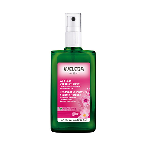 WELEDA Розовый дезодорант-спрей Wild Rose 100 weleda розовый дезодорант