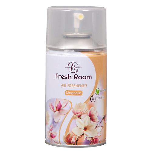 FRESH ROOM Освежитель воздуха (сменный баллон)  Магнолия 250 fresh room освежитель воздуха сменный баллон белая роза 250