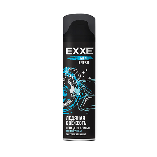 Пена для бритья EXXE Пена для бритья Fresh Ледяная свежесть, тонизирующая пена для бритья exxe sport тонизирующая для всех типов кожи 200мл