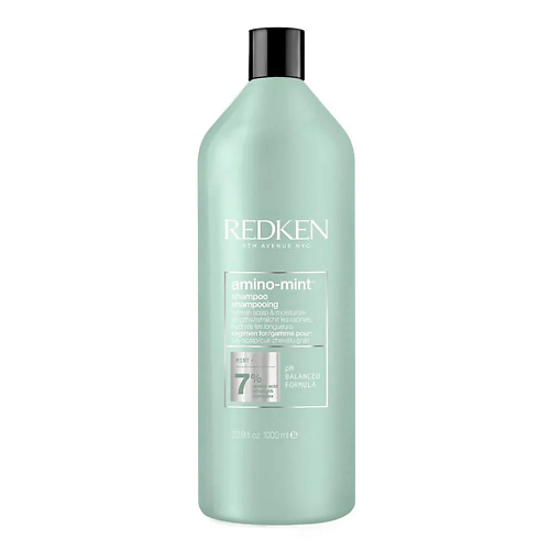 REDKEN Освежающий шампунь Amino-Mint для жирных волос 1000 пудра текстуризатор для мгновенного обьема волос texturizing dust