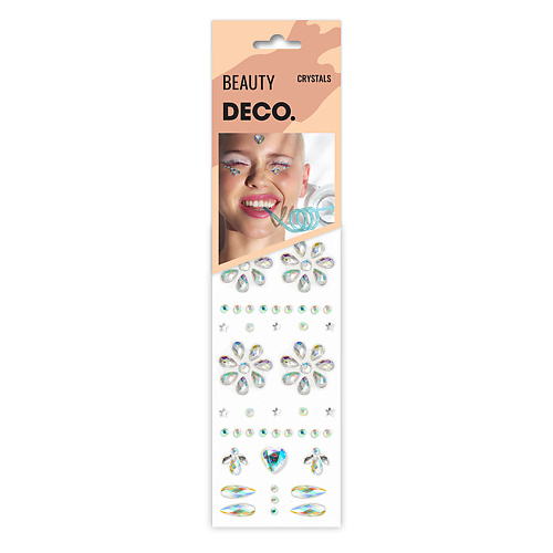 Наклейки для лица DECO. Кристаллы для лица и тела CRYSTALS by Miami tattoos (Festival) цена