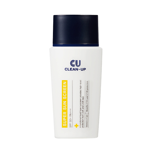 Солнцезащитный лосьон для лица CU Дневная Эмульсия CU CLEAN-UP Super Sun Screen SPF50+PA+++