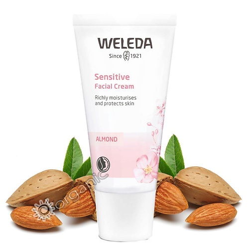 Крем для лица WELEDA Деликатный питающий крем-уход для лица weleda крем уход для лица деликатный питающий almond soothing facial cream