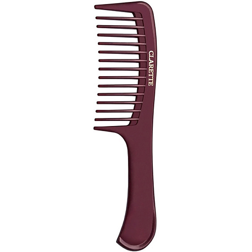 CLARETTE Расческа для волос с ручкой CPB 739 Бордовая щётка для волос d tangler с ручкой фиолетовая большая