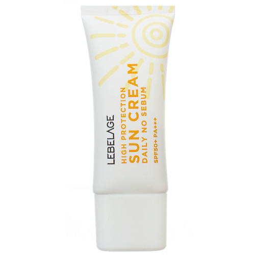 LEBELAGE Крем солнцезащитный контроль жирного блеска No sebum Sun cream SPF50+ PA+++ 30 солнцезащитный спрей для лица и тела sun protection spf 30