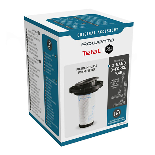 TEFAL Фильтр ZR009010 для пылесосов 1 tefal фильтр zr009009 для ручных пылесосов 1