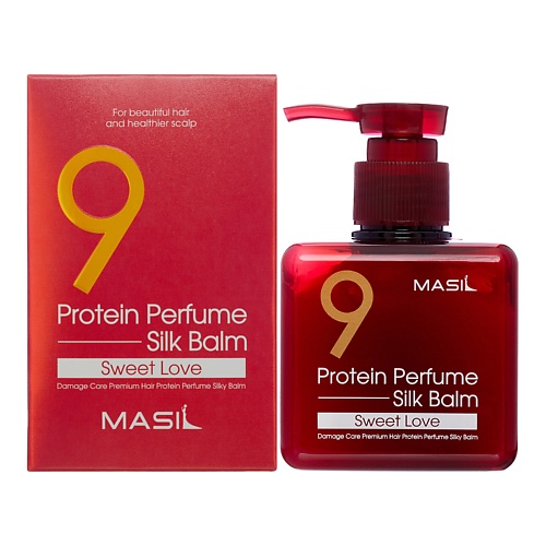 MASIL Несмываемый протеиновый бальзам для поврежденных волос с ароматом ириса 180