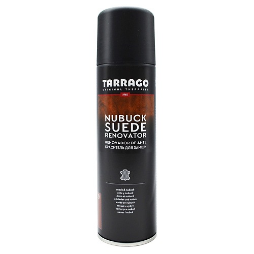 TARRAGO Бордовая краска для замши  Tarrago Nubuck Color 250 краска для замши shoexpert тёмно коричневый аэрозоль 250 мл