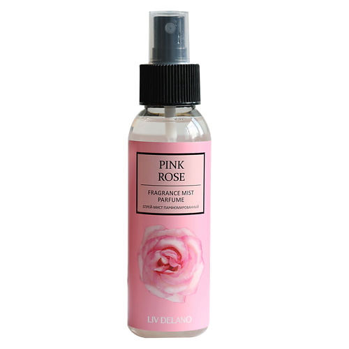 Спреи для тела LIV DELANO Спрей-мист парфюмированный Fragrance mist parfume Pink Rose