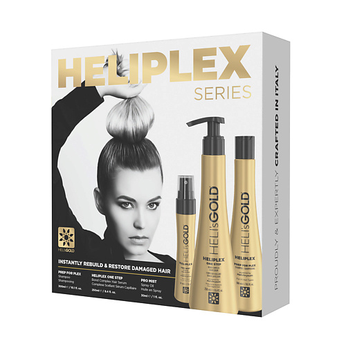 цена Набор для ухода за волосами HELI'SGOLD Подарочный набор Heliplex Series