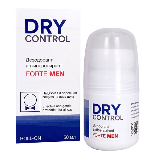 Дезодорант-ролик DRYCONTROL Дезодорант - антиперспирант ROLL-ON FORTE MEN антиперспирант роликовый dryru forte roll on для чувствительной кожи 50 мл 2 шт