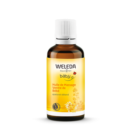 Масло для тела WELEDA Детское массажное масло против коликов Massage Oil For Baby Tummy массажное масло herbcare massage oil mango 85 мл