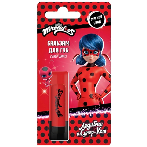Бальзам для губ MIRACULOUS Бальзам для губ Леди Баг кукла ladybug movie exclusive miraculous леди баг фильм эксклюзив