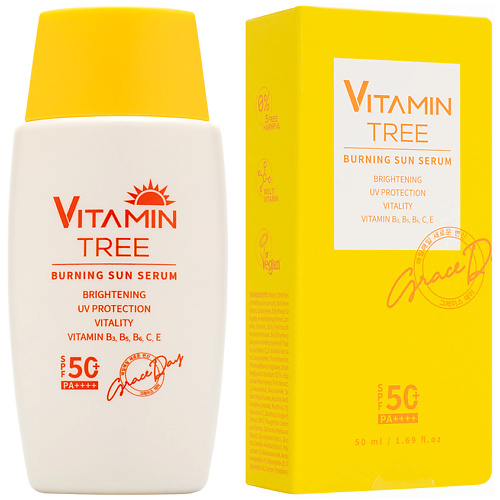 GRACE DAY Солнцезащитная сыворотка с витаминами SPF50+ PA++++ 50.0 tahe солнцезащитная сыворотка для волос botanic solar capilar sos protect 125