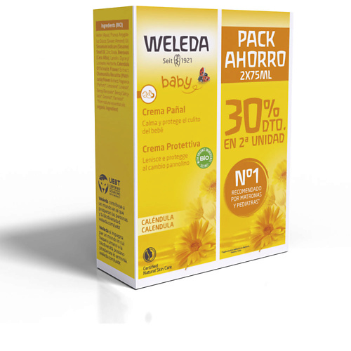 Уход за кожей для детей WELEDA Защитный крем под подгузник с календулой Calendula 150