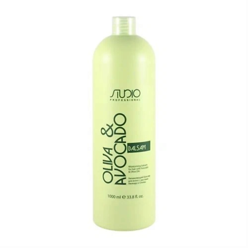 фото Kapous бальзам для волос увлажняющий с маслами авокадо и оливии 1000