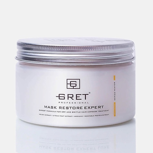 Маска для волос GRET Professional Маска для восстановления тонких волос MASK RESTOR EXPERT gret restor 500 мл маска для волос восстанавливающая