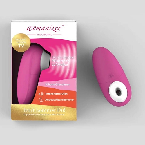 Секс-игрушки WOMANIZER Бесконтактный клиторальный стимулятор Mini Red Wine German