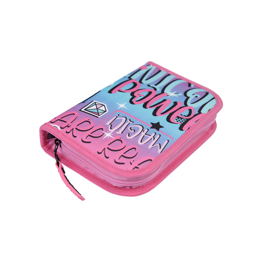 Изображение товара PLAYTODAY Пенал текстильный с наполнением для девочек, Комбинированный
