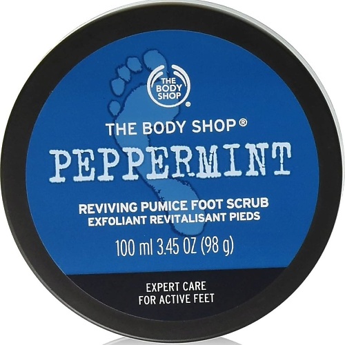 THE BODY SHOP Охлаждающий скраб для стоп с маслом мяты Peppermint 100 shop