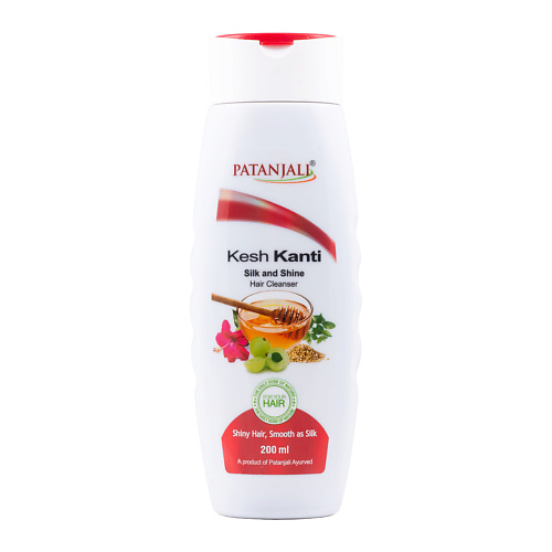 PATANJALI Шампунь для волос Kesh Kanti шелк и блеск 200 patanjali натуральный шампунь для волос kesh kanti natural 200