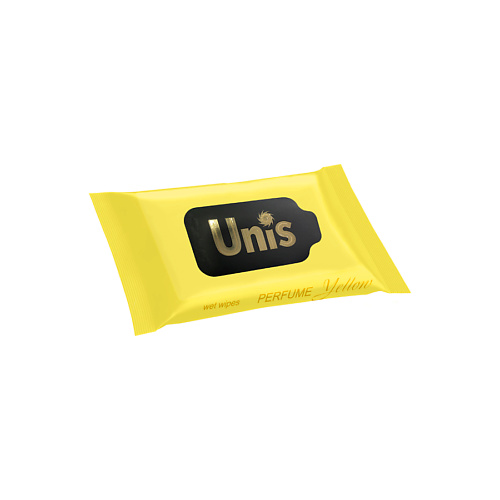 UNIS Влажные салфетки Антибактериальные Perfume Yellow 15