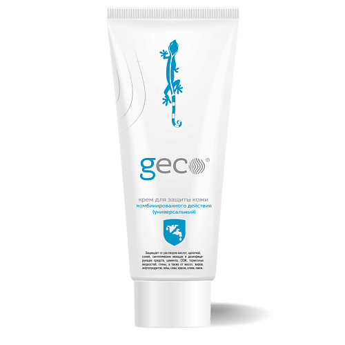 GECO Универсальный крем для защиты кожи рук комбинированного действия 100 крем geco от плохой погоды ветра снега мороза уф излучений 3 шт х 100 мл крышка винт