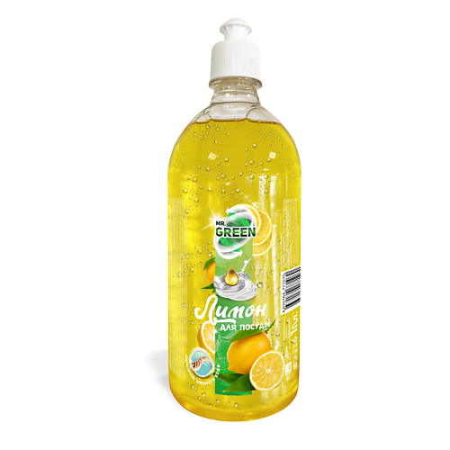 MR.GREEN Средство для мытья посуды Лимон 1000 mr green средство для мытья посуды спелый арбуз 500